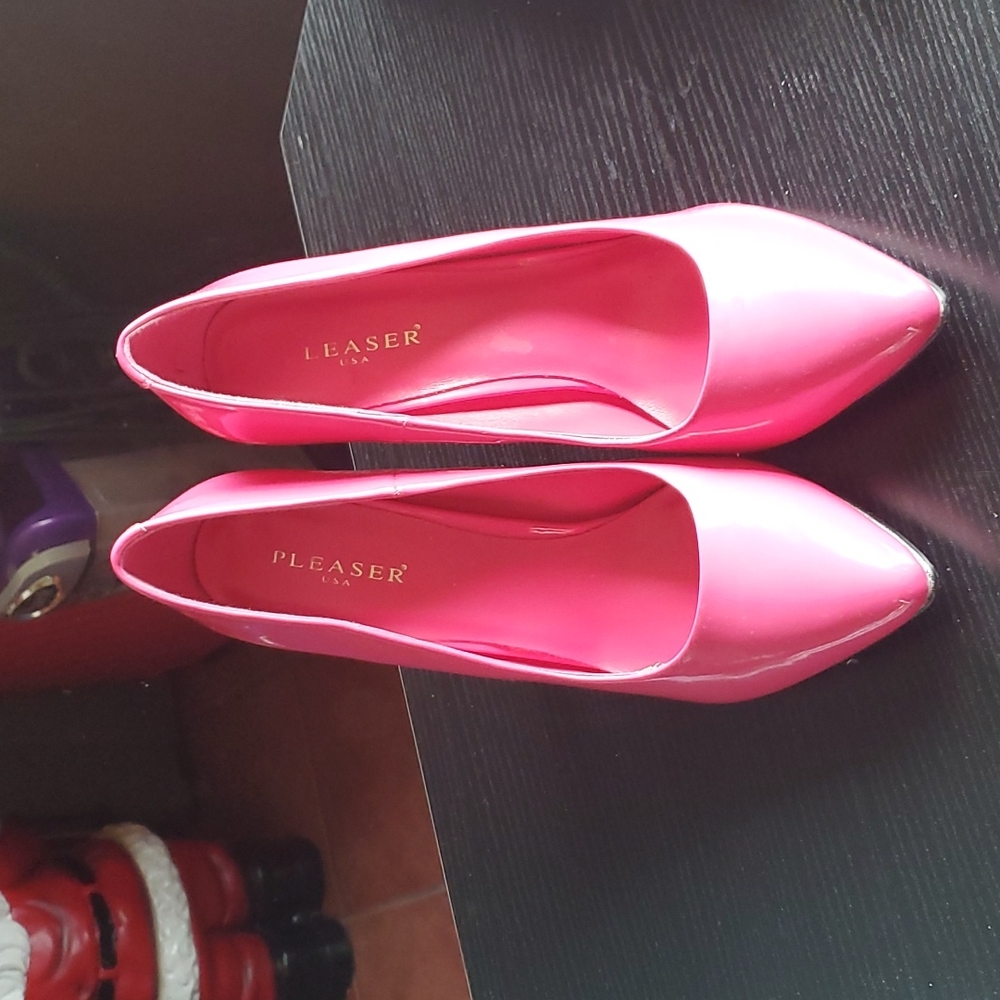 Hot pink heels